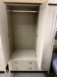 Tivoli Grey 3 Door 4 Drawer Robe