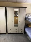 Tivoli Grey 3 Door 4 Drawer Robe