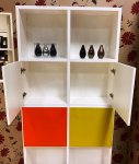 4 Door Multi Coloured Bookcase