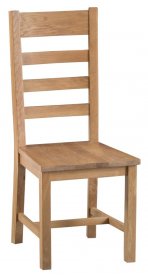County Ladderback Wooden Dining Chair