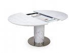 Alliara 1.2m Round Extending Dining Table + 4 Cantilever Chairs