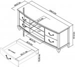Monaco Wide Entertainment Unit