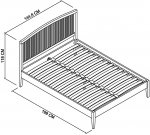 Ashvale 4'6 Double Slatted Bedframe