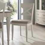 Monaco Pair Of Grey Bonded Crossback Chairs