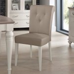 Monaco Pair Of Grey Bonded Upholstered Chairs