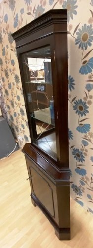 York Corner Display Cabinet