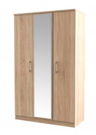 Devizes 3 Door Mid Mirror Robe