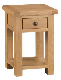 County 1 Drawer Side Table