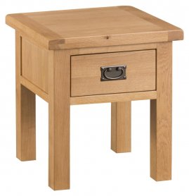 County 1 Drawer Lamp Table