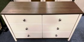 Tivoli Grey 6 Drawer Long Chest