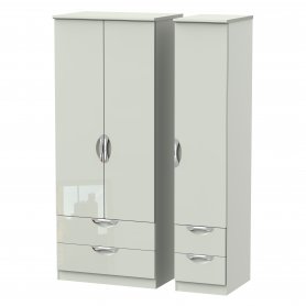 Camelia Standard 3 Door 4 Drawer Robe