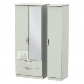 Camelia Standard 3 Door 2 Drawer Robe+ Mirror