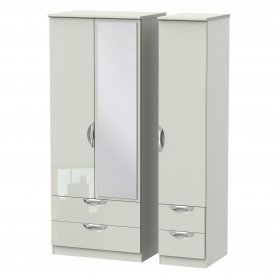 Camelia Standard 3 Door 4 Drawer Robe+ Mirror