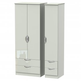 Camelia Tall 3 Door 4 Drawer Robe