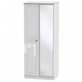 Balmante Tall 2 Door Robe + Mirror