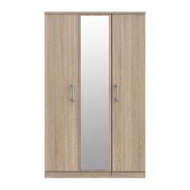 Devizes Tall 3 Door Robe + Mirror