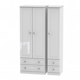 Balmante Tall 3 Door 4 Drawer Robe