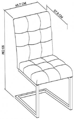 Indiana Cantilever Dining Chair (Pair)