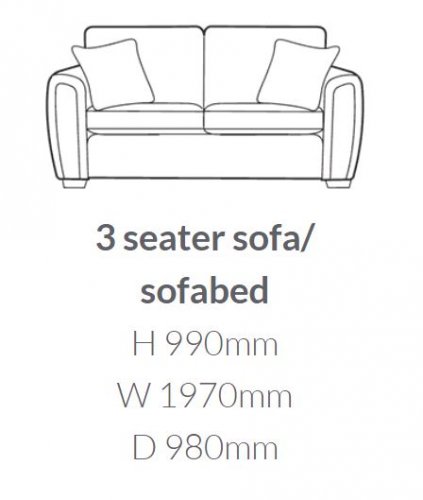 Memworth 3 Seater