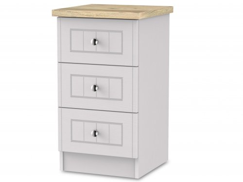 Vienetta 3 Drawer Bedside