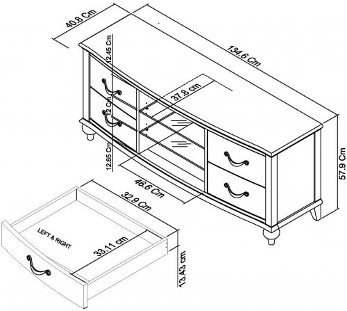 Monaco Wide Entertainment Unit