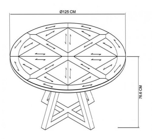 Indiana Circular Dining Table