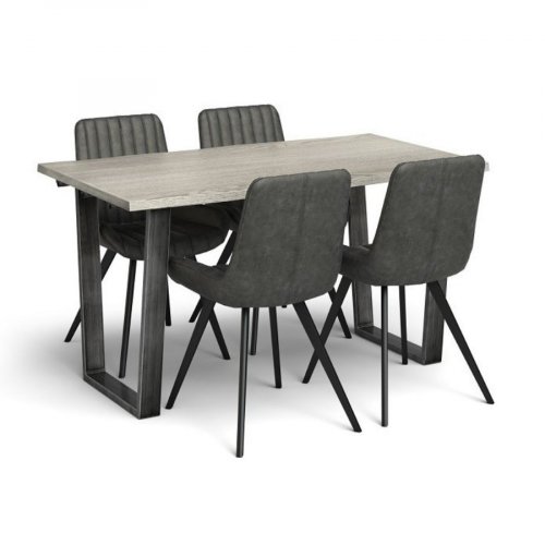 Brodie 140cm Table + 4 Chairs Package