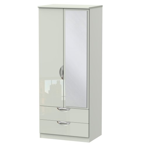 Camelia Standard 2 Door 2 Drawer Robe + Mirror